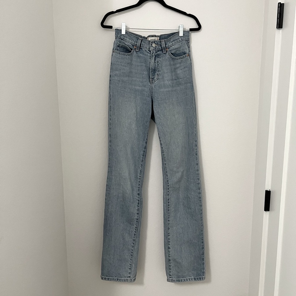 PacSun Eco Blue High Waisted Straight-Slim Jeans